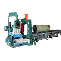 Stationary beveling machine for pipe endsCNChigh-speed
