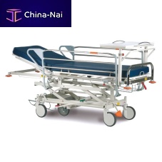 Transport stretcher trolley Tarsishydraulicheight-adjustablewith adjustable backrest