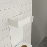 Wall-mounted toilet paper dispenser S � basicsteelblackwhite