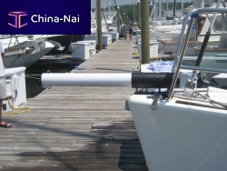 Sailboat bowsprit for downwind sails