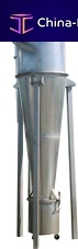 Reverse air cleaning dust collector CYCLONE