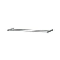 2-bar towel rack T02wall-mountedstainless steelpolished stainless steel