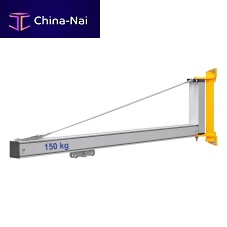 Wall-mounted jib crane AWSK seriespillarliftingrotary