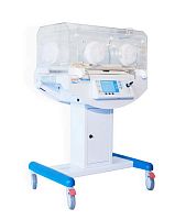 Neonatal incubator on casters SAPS®ISOTERMheight-adjustablewith monitor