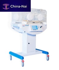 Neonatal incubator on casters SAPS®ISOTERMheight-adjustablewith monitor