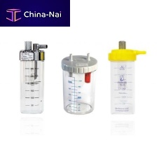 Body fluids suction jar glassautoclavable