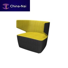 Contemporary club chair CLUB-K1foamblackyellow