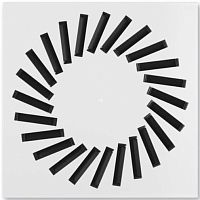 Circular air diffuser VDW squareceilinginduction