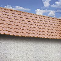 Rounded roofing panel ROOFTILE®980steelgalvanised steelzinc