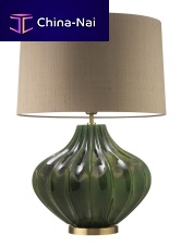 Table lamp MALLORYglasstraditionalcorded