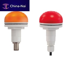Shock resistant alarm buzzer P50 Apiezoelectricwith LED beacon