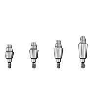 Straight implant abutment TAB-7001temporary