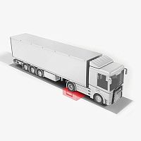 Truck axle scale dynamic