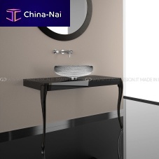 Lacquered wood vanity top MUSAwood with gold leaf finishMDFprofessional
