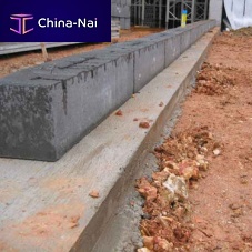 Solid concrete block RENFOTER®for retaining wallsexposed