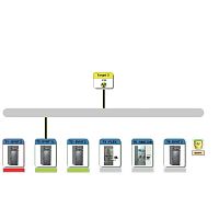 Switch for the pharmaceutical industry RADchangeoversingle-pole