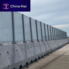 Metal jet blast deflector OPO.Vfor airport