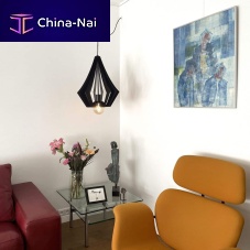 Pendant lamp Beaudineanodized aluminumcontemporarycorded