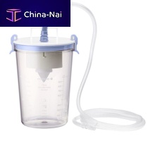 Body fluids suction jar RCSpolysulfoneautoclavable