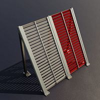 Metal jet blast deflector LIS.ACRfor airport