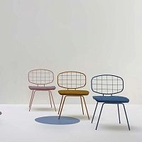 Contemporary chair EGO outdoorindoorfabric