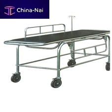 Patient transfer stretcher trolley manual1-sectionstainless steel
