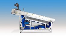 Modular belt conveyor vibratinginclinedvegetable