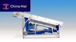 Modular belt conveyor vibratinginclinedvegetable