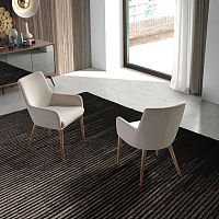 Contemporary chair 4048indoorfabricash base