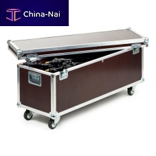 Aluminum flight-case with wheelscustom