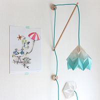 Contemporary wall light KLIMOPPEindoorwoodenpaper
