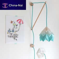 Contemporary wall light KLIMOPPEindoorwoodenpaper