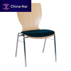 Contemporary chair Seckachindoorfabricchromed metal base