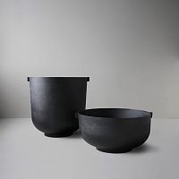 Aluminum planter CASTLEroundUV-resistantlightweight