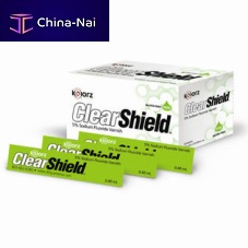 Fluoride varnish dental material Kolorz ClearShieldfor dental prophylaxisdough