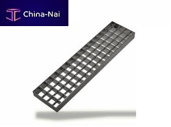 Custom grating for drain channel 0858