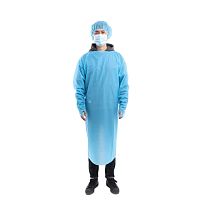 Unisex visitor gown B8-1polyethylenewaterproofwhite