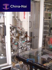 Automatic assembly machine for industrial applicationsrotating tableultrasonic welding