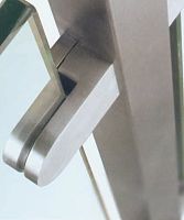 Stainless steel glass clamp VD 08for panelsinterior