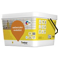 Jointing adhesive paste WEBERCOLOR EVOLUTIONresinfor tile