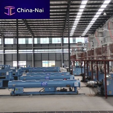 Tube extrusion line for PVCmultilayerfor drainage pipes