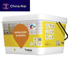 Jointing adhesive paste WEBERCOLOR EVOLUTIONresinfor tile