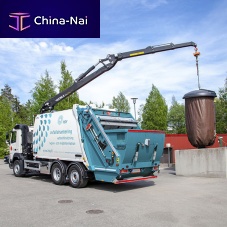 Truck-mounted crane 12 CITY series boomliftingwith stability control