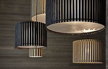 Pendant lamp WOODoakcontemporarycorded