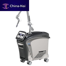 Skin rejuvenation laser PicoPeaktattoo removalNd:YAGtrolley-mounted