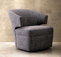Contemporary armchair LANA CLUB fabricwoodenupholstered
