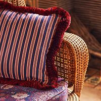 Upholstery fabric HOULGATE wallstripedcotton
