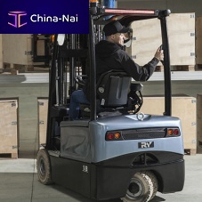 Electric forklift truck ride-onindustrial