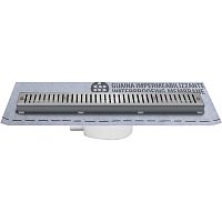Steel linear shower drain CN40-01ABShigh-resistance