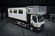 Self-propelled ambulift HELP25for people with reduced mobilityfor airport